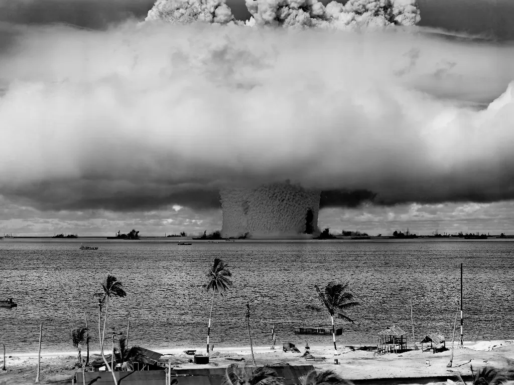 Ilustrasi letusan bom nuklir. (photo/Ilustrasi/Pexels/Pixabay)