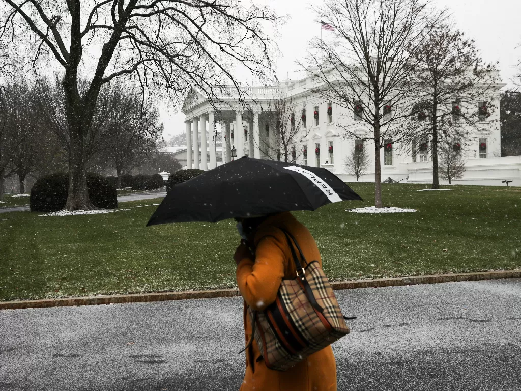 Gedung Putih di Washington DC. (REUTERS/Leah Millis).