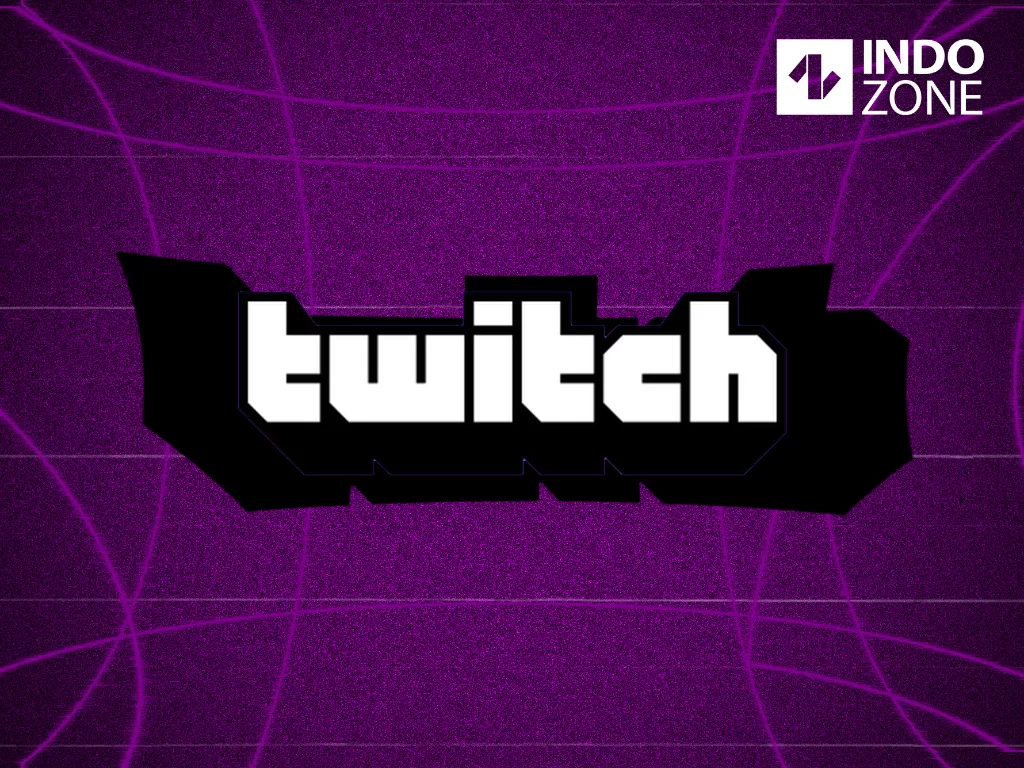 Ilustrasi logo layanan live streaming Twitch (Ilustrasi/INDOZONE/Ferry Andika)