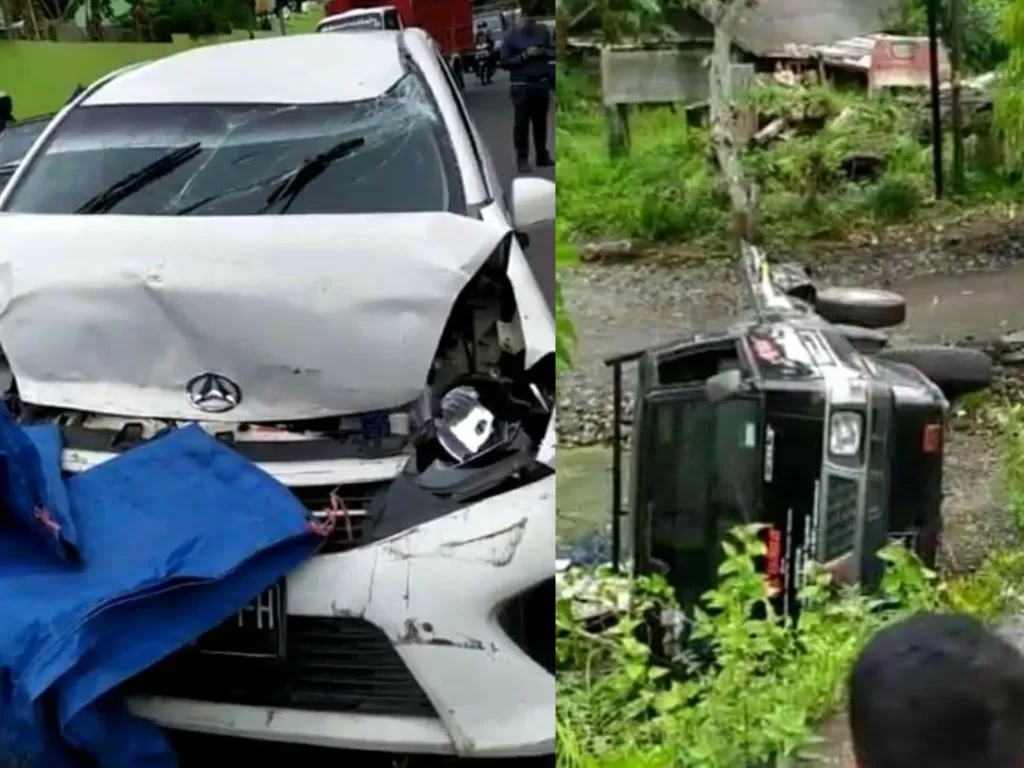 Kecelakaan beruntun di Gunungkidul (Facebook/Andre Li)