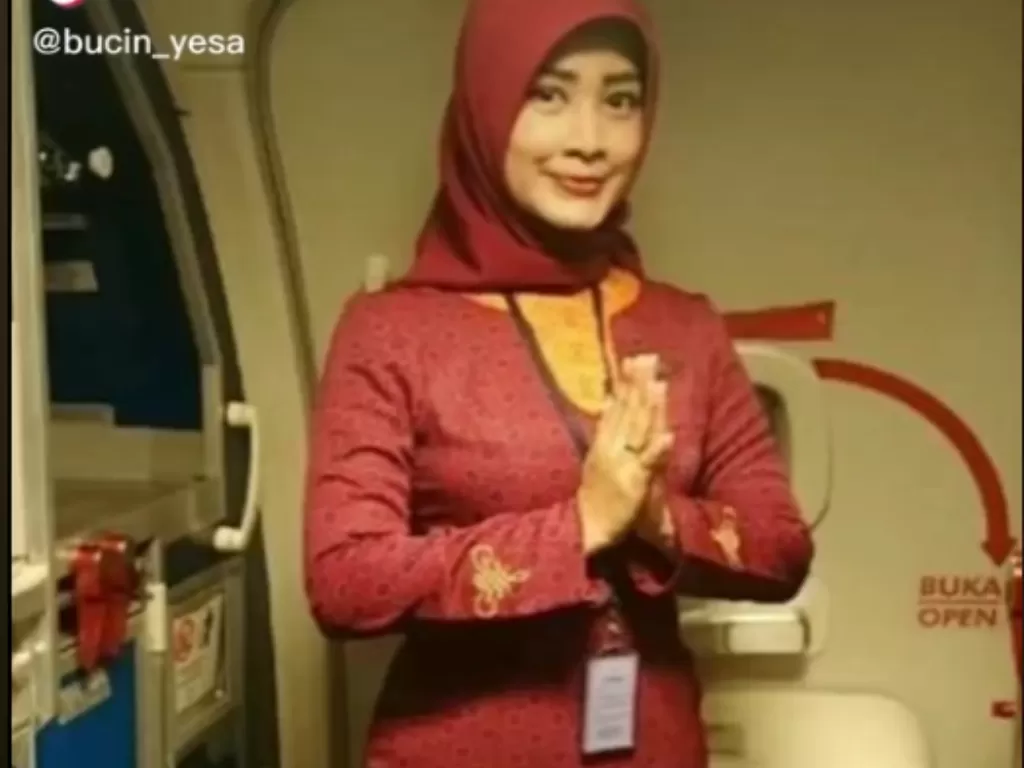 Gita Lestari, pramugari Sriwijaya Air SJ-182 (Tiktok) 