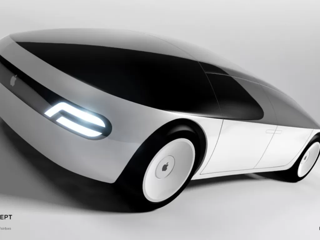 Tampilan konsep Apple Car. (photo/Dok. Autoevolution)