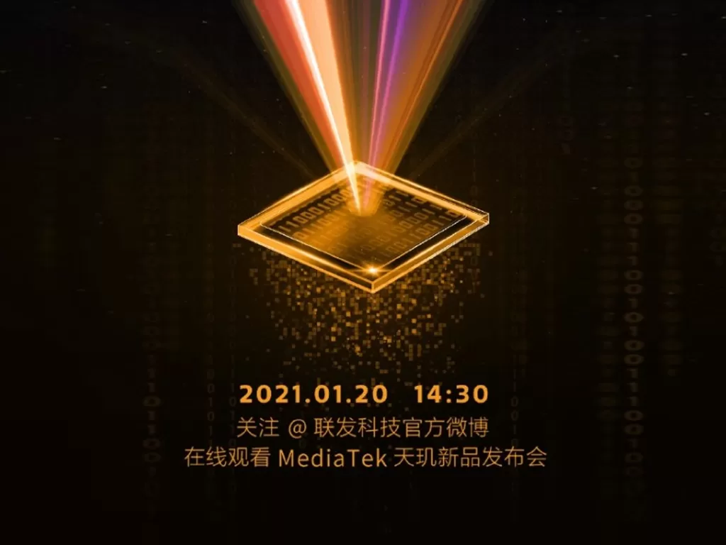Teaser pengumuman chipset baru MediaTek di tanggal 20 Januari 2021 (photo/MediaTek)