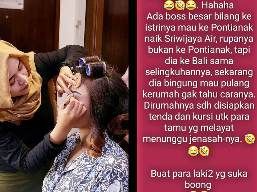 Sosok Syifa penumpang Sriwijaya Air. (Instagram/@syifamilaa) / Selamat dari musibah SJ 182 karena Selingkuh. (Istimewa)