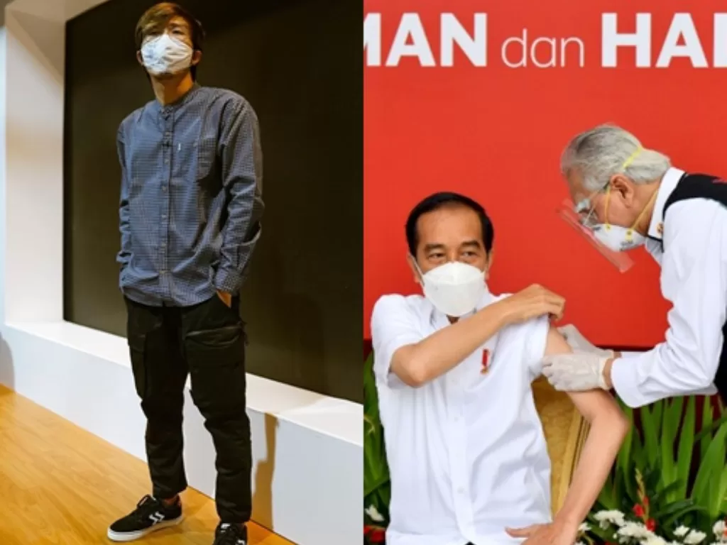 dr. Tirta apresiasi Presiden Jokowi lakukan vaksinasi (Instagram/ dr.tirta)