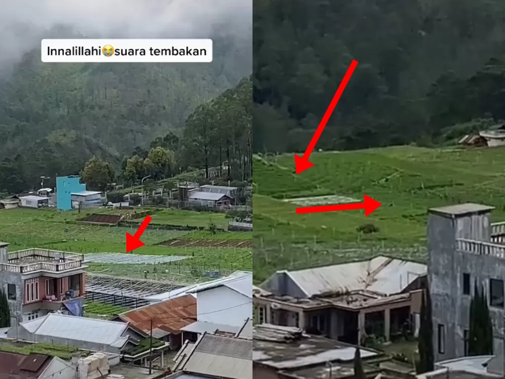 Viral suara tembakan di Tawangmangu (TikTok/gustipawangpangayoman)