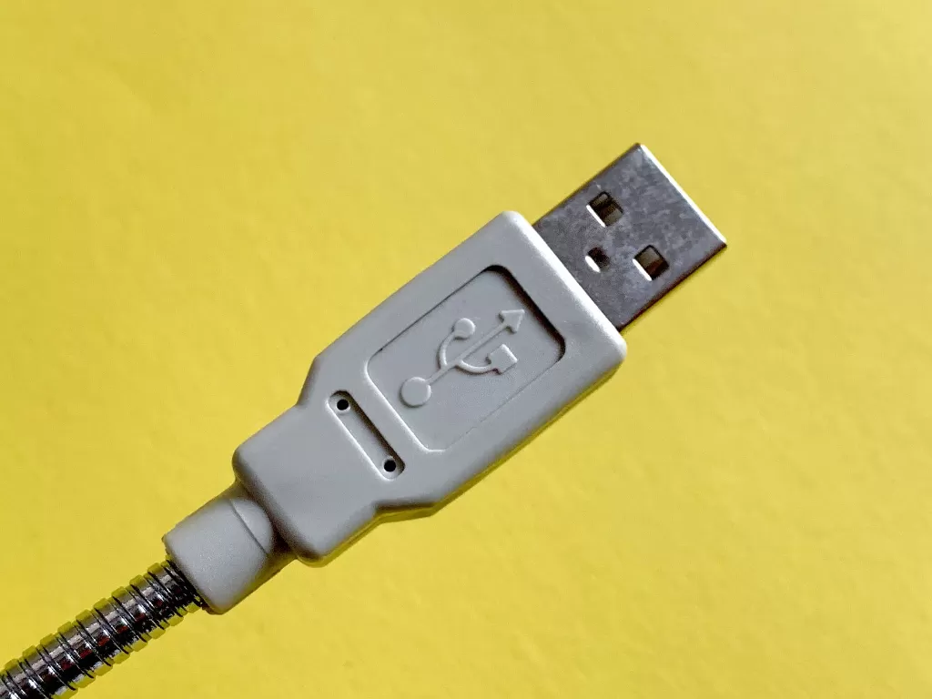 Tampilan konektor USB Type-A Male (photo/Unsplash/Franck)