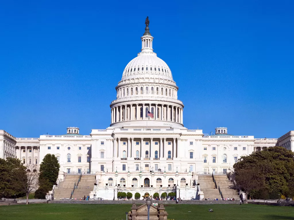 Gedung Capitol di Washington, D.C, Amerika Serikat. (photo/Dok. Wikipedia)