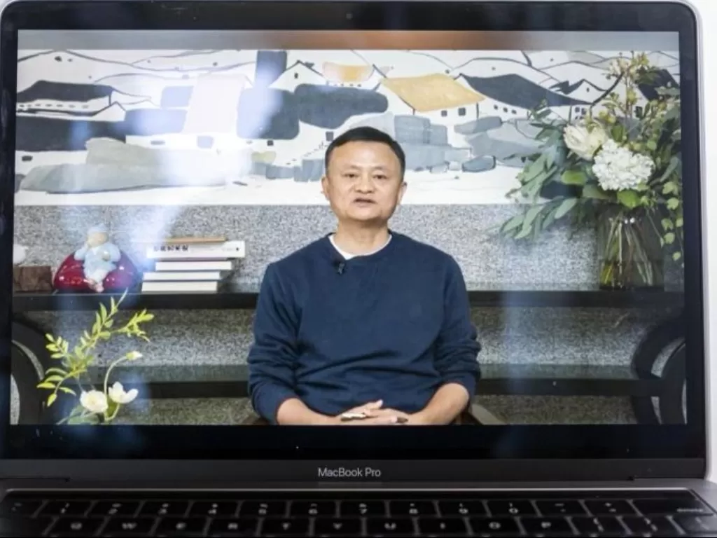 Jack Ma pendiri Alibaba dan Ant Group muncul ke publik. (Straits Times)