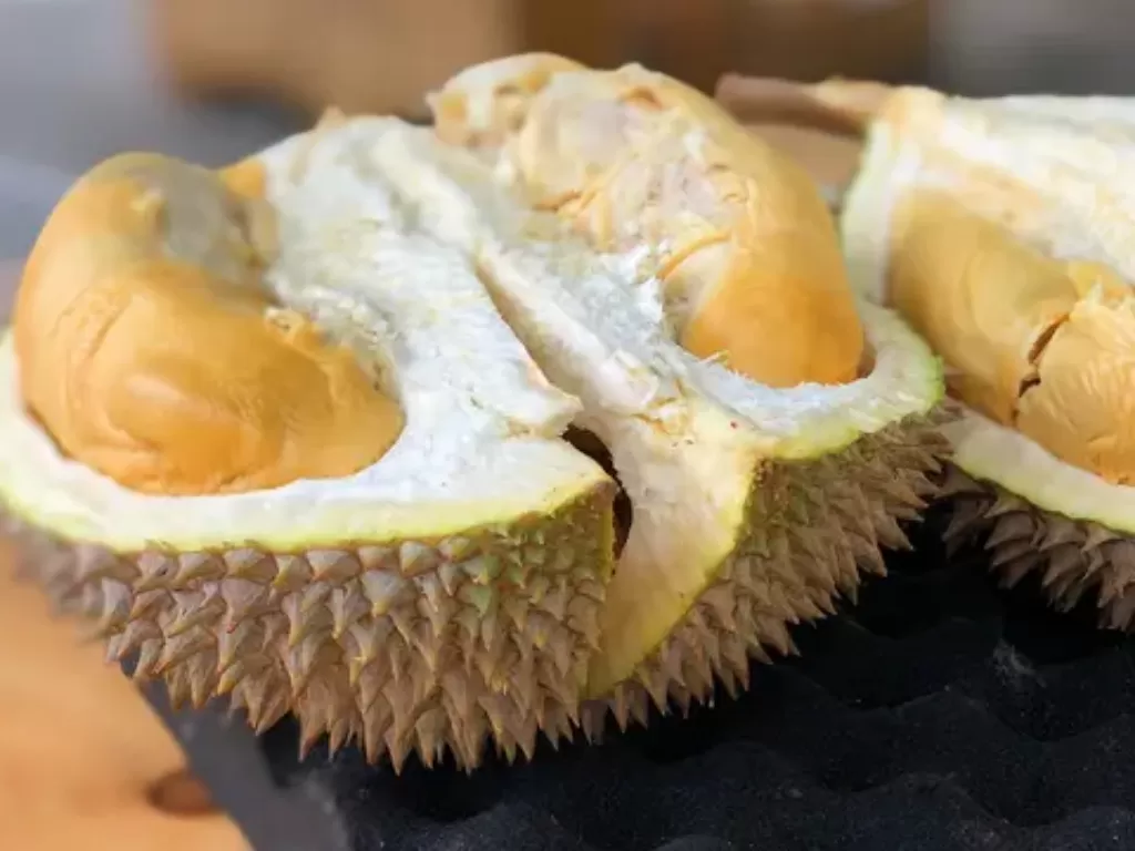 Buah Durian baik untuk kesehatan. (Photo/Unsplash/@jimteo)