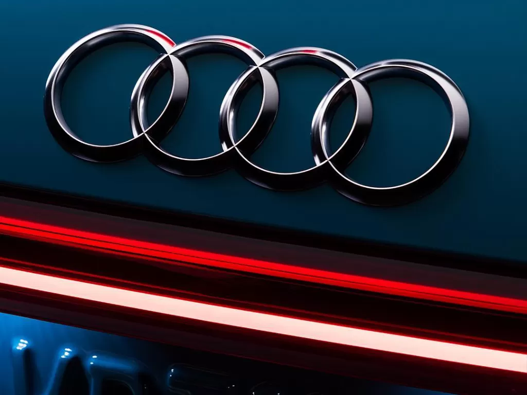 Logo pabrikan Audi. (photo/Instagram/@audi)