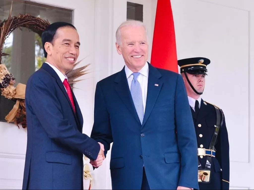 Presiden Indonesia, Jokowi dan Presiden AS, Joe Biden. (Instagram/@jokowi)