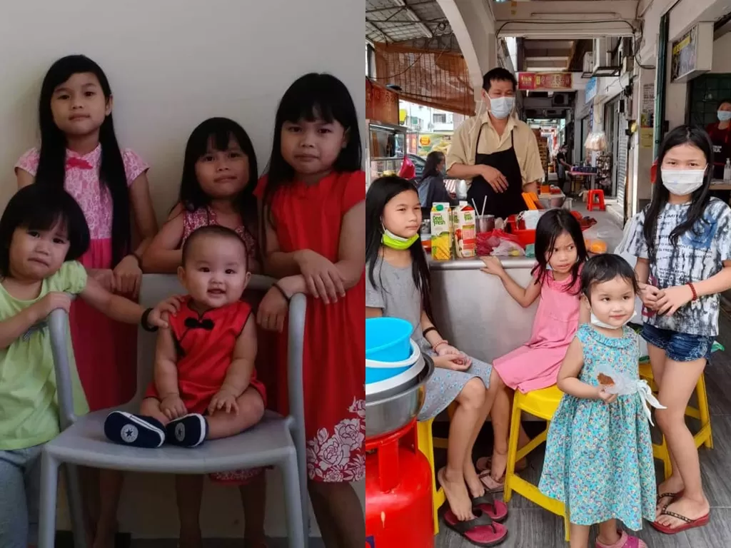 Anak-anak di Kuala Lumpur yang merindungan sosok Ibunya yang merupakan warga Indonesia. (Photo/Facebook/Kuan Chee Heng)