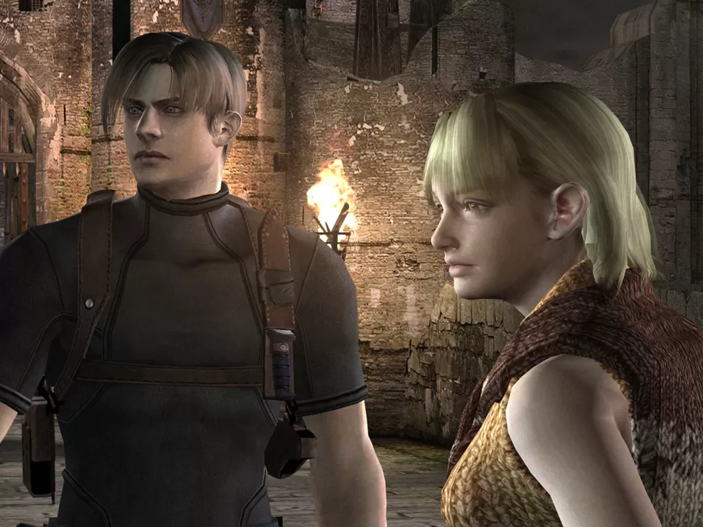 Tampilan gameplay dari game Resident Evil 4 buatan Capcom (photo/Dok. Capcom)