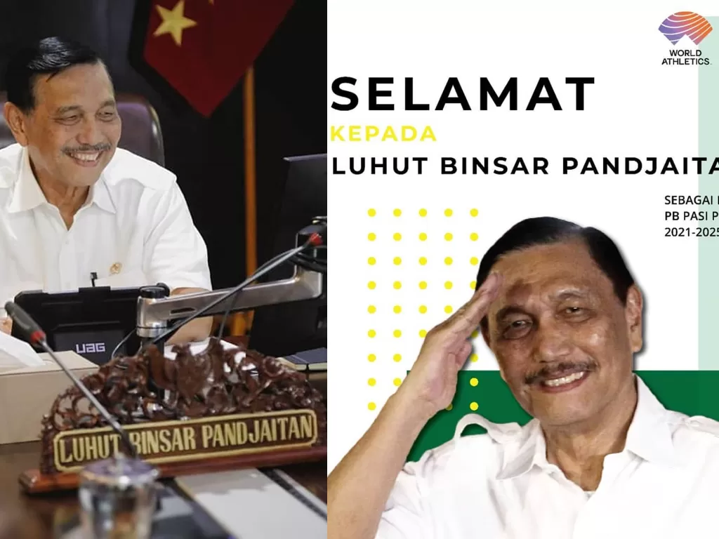 Luhut Binsar Pandjaitan jadi Ketum PASI (photo/Instagram/luhut.pandjaitan/pasijayaofficial)