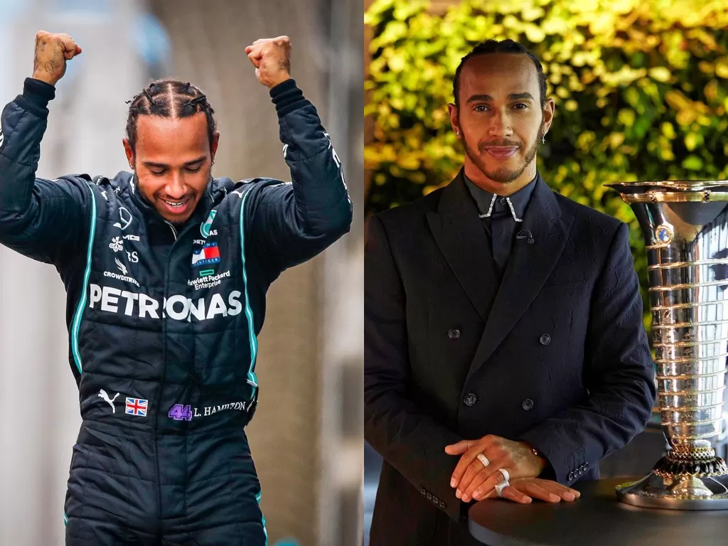 Pembalap Mercedes, Lewis Hamilton. (photo/Instagram/@mercedesamgf1)
