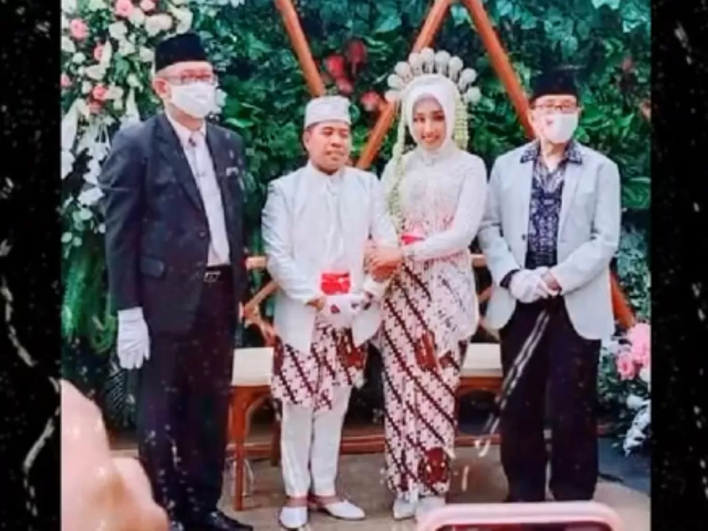 Pasangan pengantin baru korban jatuhnya pesawat Sriwijaya Air SJ-182 (Tiktok)