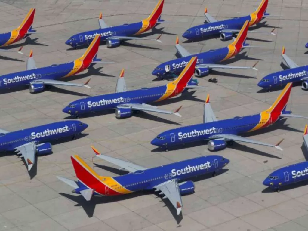 Southwest Airlines menawarkan kepada karyawan putaran lain cuti sukarela karena tingkat stafnya tetap tinggi dan wabah Covid-19 mengganggu perjalanan. (Photo/REUTERS)