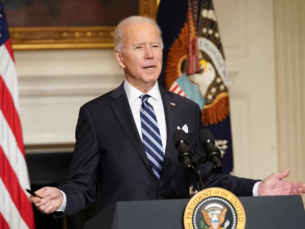 Presiden Amerika Serikat, Joe Biden. (photo/REUTERS/KEVIN LAMARQUE)