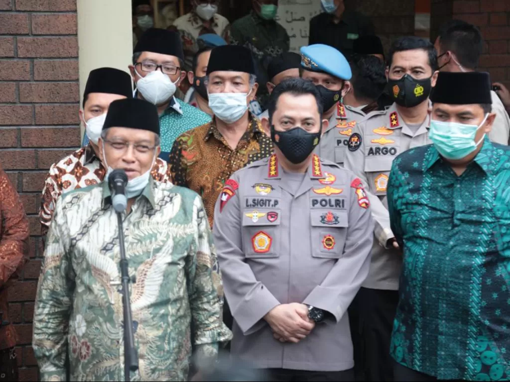 Kunjungan Kapolri Listyo Sigit Prabowo ke Kantor PBNU. (Dok Divisi Humas Polri)