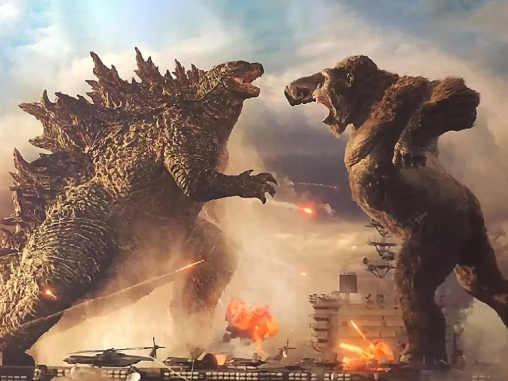 Tampilan film 'Godzilla vs Kong'. (photo/Dok. IMDB)