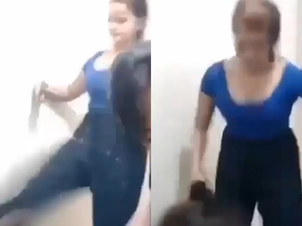 Dua wanita tendang dan pukuli seorang wanita di dalam kamar hotel (Instagram/jayalah.negriku)