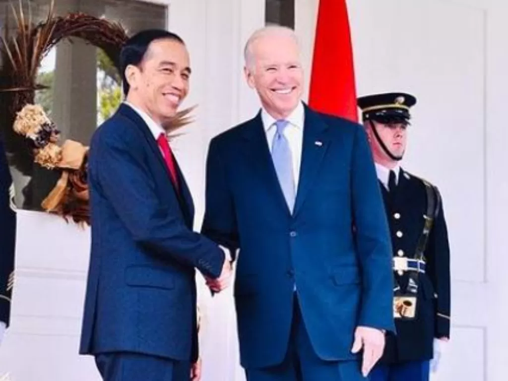 Presiden RI Joko Widodo dan Presiden USA Joe Biden (Instagram @jokowi)