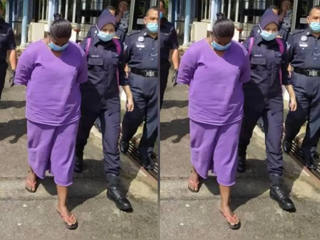 Ibu rumah tangga ini ditangkap akibat curi uang. (Photo/Sinar Harian)