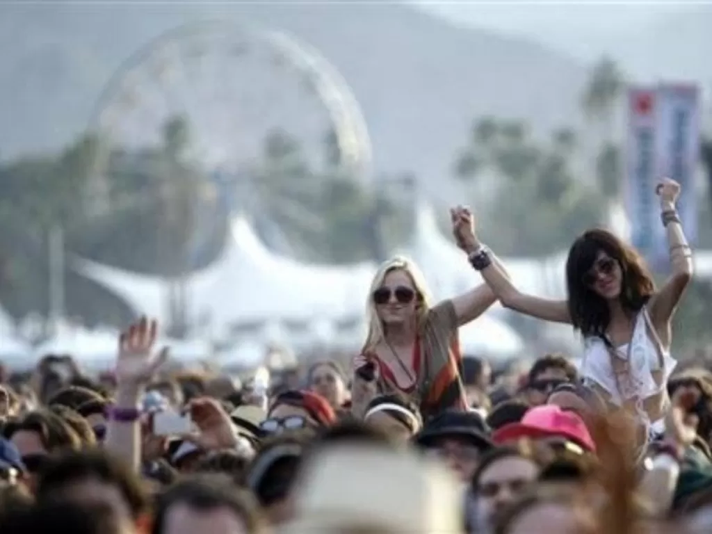 Festival Musik dan Seni Coachella Valley yang berlangsung di Riverside County, Amerika Serikat (REUTERS))
