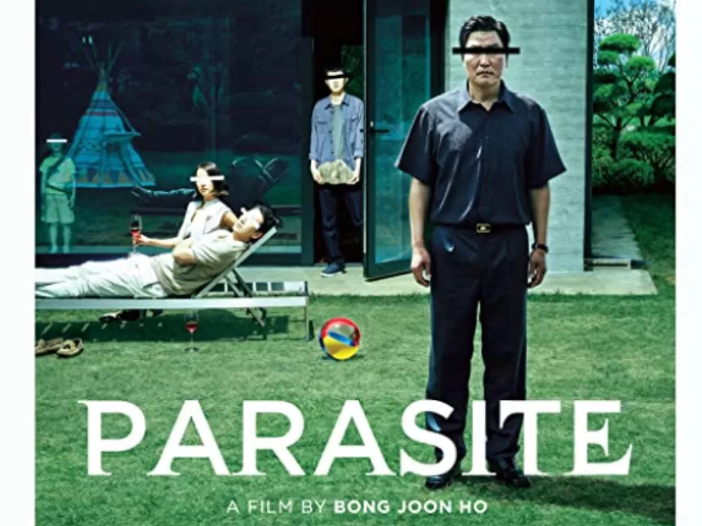 Tampilan poster film 'Parasite'. (photo/Dok. IMDB)