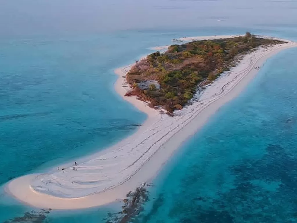 Keindahan Pulau Lantigiang di Kepulauan Selayar, Sulsel. (Instagram/@agungrizki90)