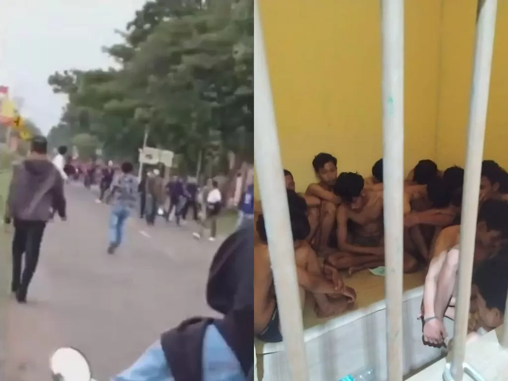 26 anggota geng motor yang terlibat tawuran berhasil diamankan Polsek Pabedilan (Instagram/beritakotabandung)