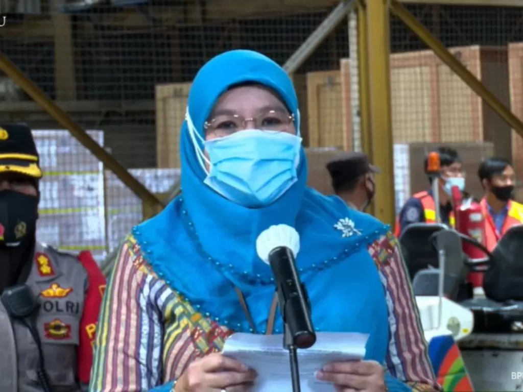Juru Bicara Vaksin COVID-19 dari Kementerian Kesehatan Siti Nadia Tarmizi. (Foto: Tangkapan Layar Youtube Sekretariat Presiden)