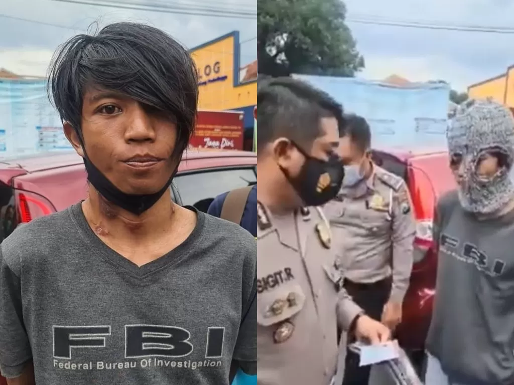 Polres Probolinggo tangkap supir bus elf sebagai pelaku penyerempetan terhadap oknum polisi (Instagram/manaberita)