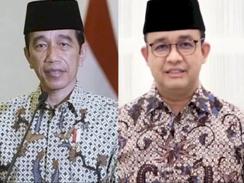 Presiden RI, Joko Widodo. (Instagram/@sekretariat.kabinet), dan Gubernur DKI Anies Baswedan. (Instagram/@aniesbaswedan).