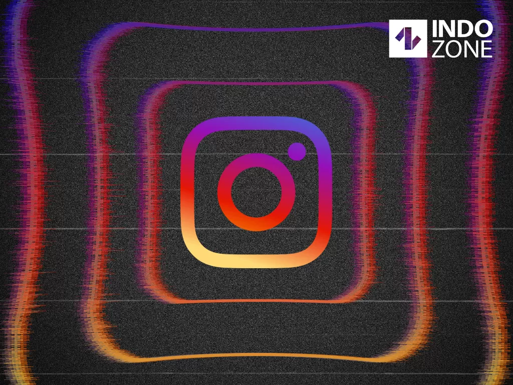 Ilustrasi logo layanan sosial media Instagram (Ilustrasi/INDOZONE/Ferry Andika)