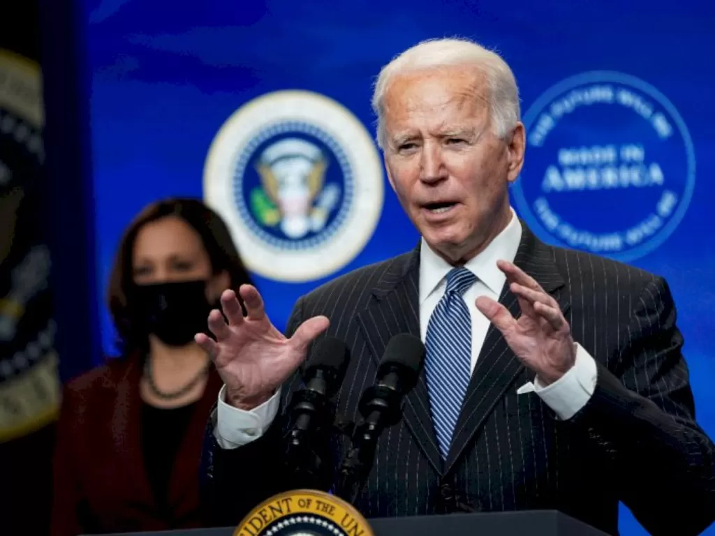 Presiden AS, Joe Biden. (REUTERS/Kevin Lamarque)