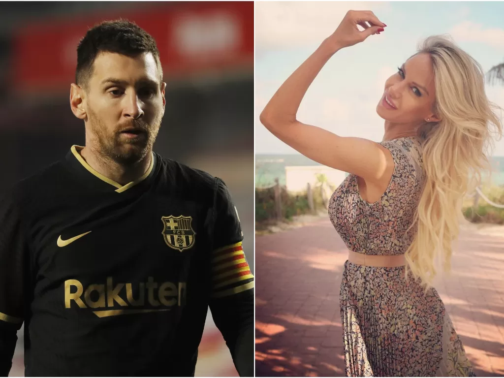Lionel Messi kabarnya pernah berselingkuh dengan model seksi. (photo/REUTERS/Jon Nazca/Instagram/@salazarluli)