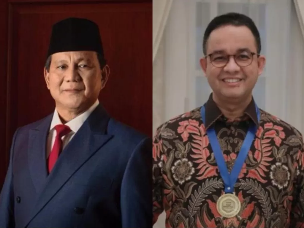 Kiri: Prabowo (Instagram/@prabowo), kanan: Anies Baswedan (Instagram/@aniesbaswedan).