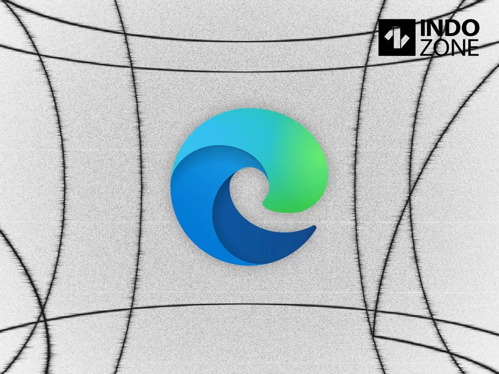 Ilustrasi logo aplikasi browser Microsoft Edge terbaru (Ilustrasi/INDOZONE/Ferry Andika)