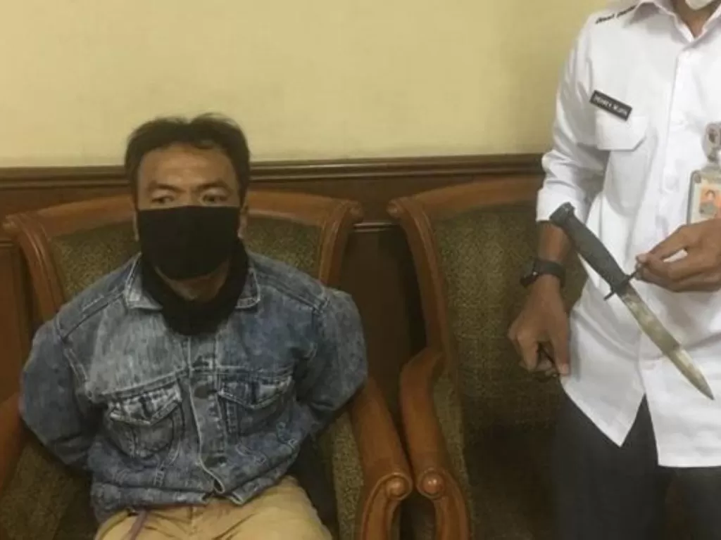 RH pelaku penusukan Plt Kadis Parekraf DKI Jakarta Gumilar Ekalaya. (Foto: Istimewa)