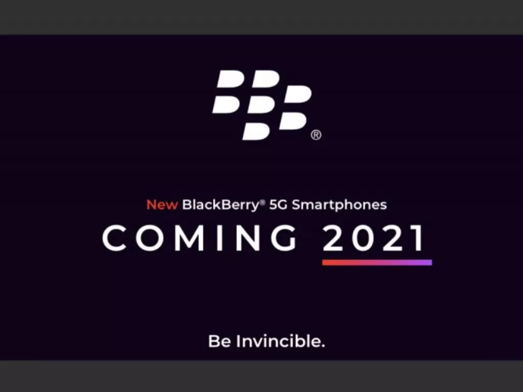 Tangkapan layar situs OnwardMobility tentang rencana peluncuran ponsel BlackBerry 5G. (photo/onwardmobility.com)