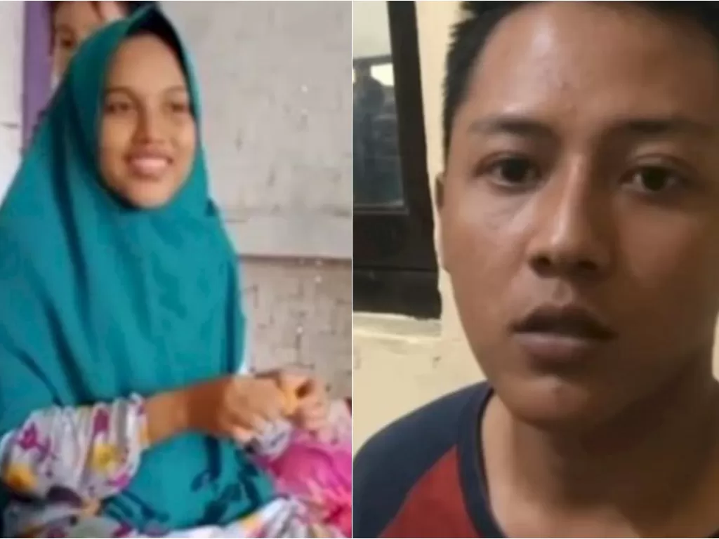Wanita Cianjur yang mengaku hamil tiba-tiba. (Instagram/manaberita) / Penggorok leher cewek Subang. (Istimewa)