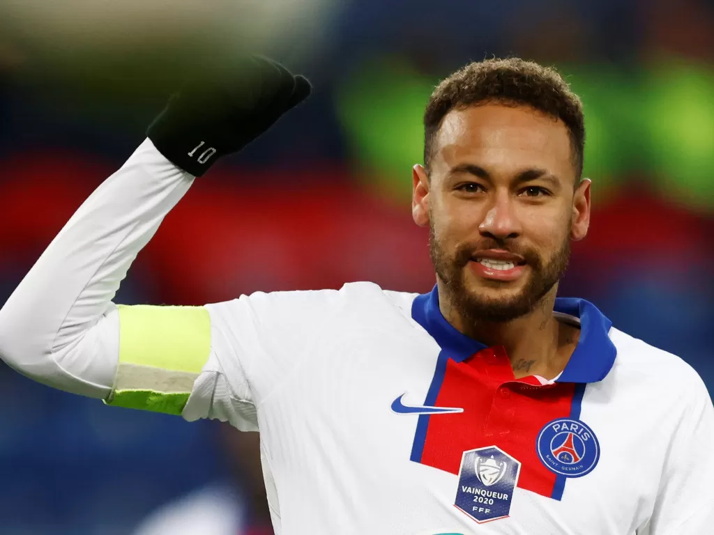 Neymar, penyerang PSG. (REUTERS/STEPHANE MAHE)