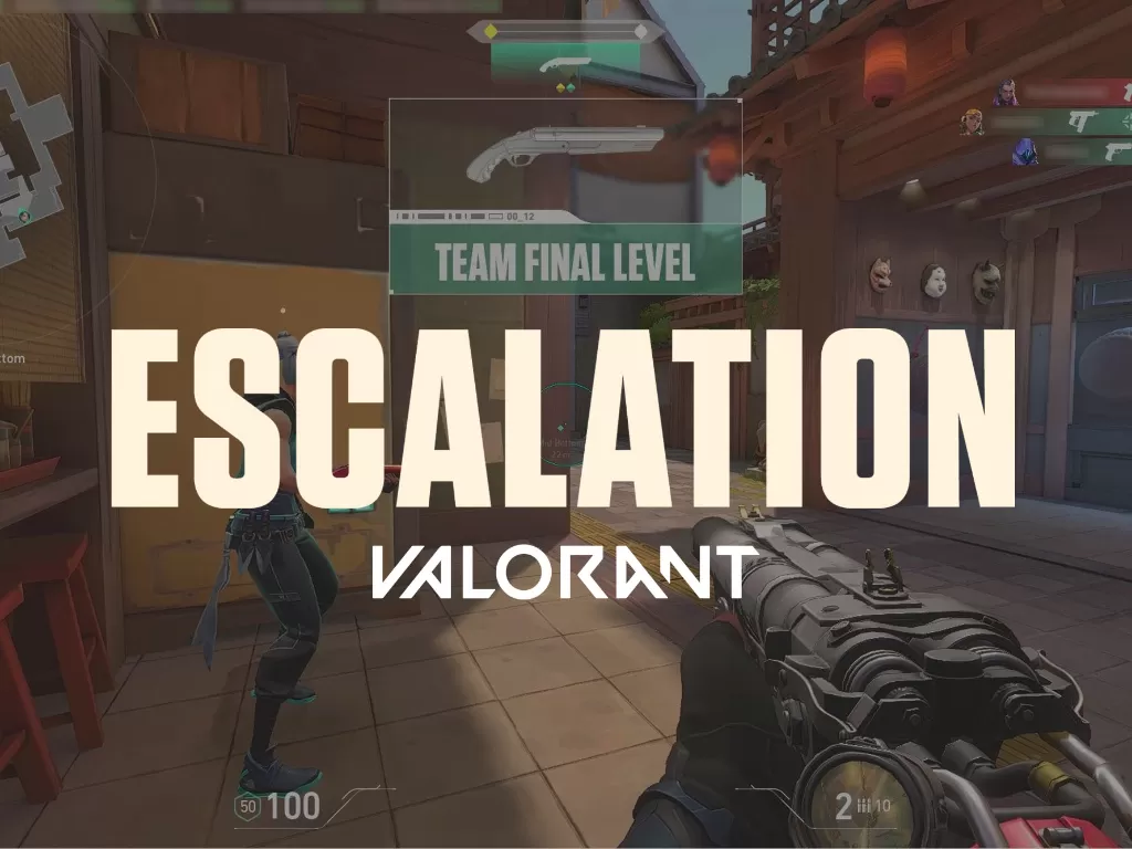 Ilustrasi tampilan mode Escalation di game Valorant (photo/Twitter/@ValorLeaks)