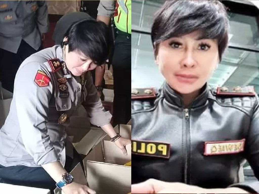 Sosok Kapolsek Wanita di dari polsek Astana Anyar, Bandung. (Instagram/@polseastanaanyar).