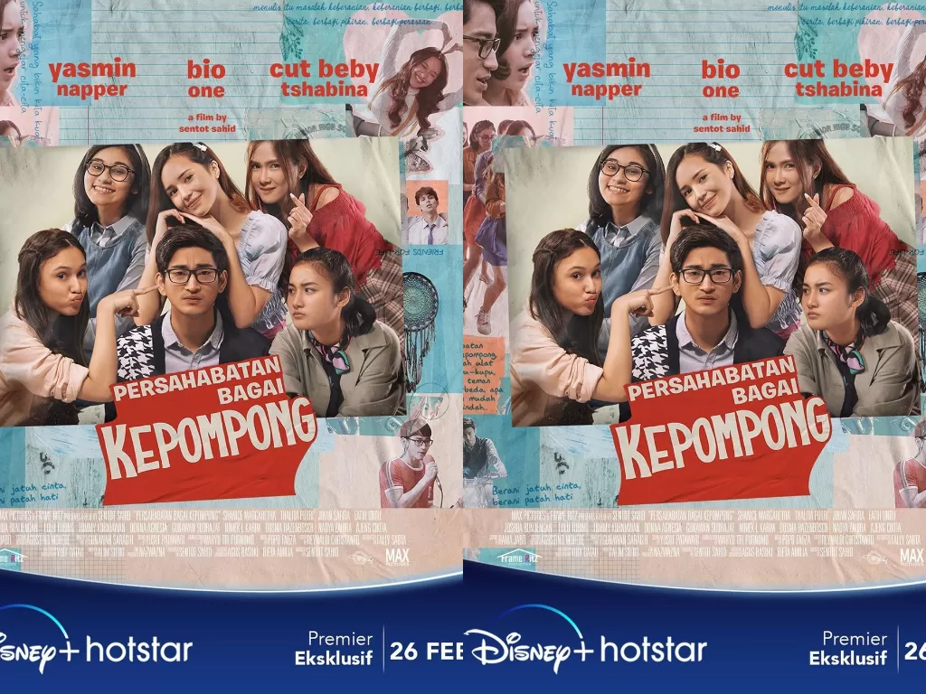 Tampilan poster film 'Persahabatan Bagai Kepompong'. (photo/Instagram/@_maxpictures)