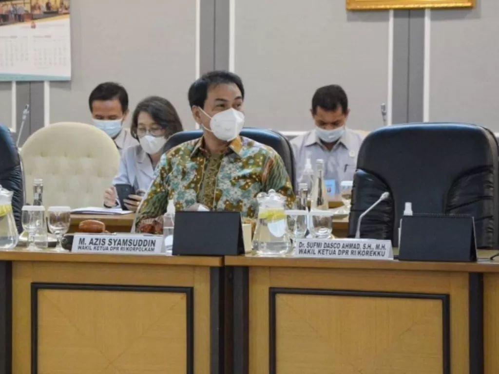 Wakil Ketua DPR RI Azis Syamsuddin turut menyoroti kasus penyalahgunaan narkoba yang menimpa Kapolsek Astana Anyar, Bandung, Kompol Yuni Purwanti Kusuma Dewi . (Instagram/@azizsyamsudin.korpolkam).
