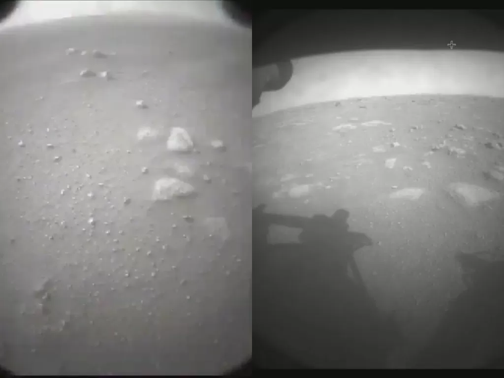 Tampilan permukaan Mars yang diambil rover Perseverance (photo/Twitter/@NASAPersevere)