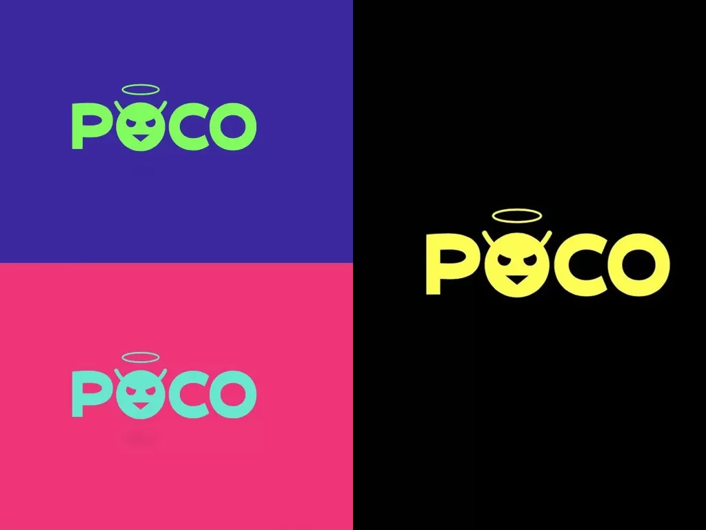 Tampilan logo baru dari brand smartphone POCO khusus region India (photo/POCO)